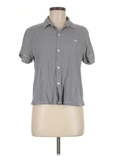 Pre-owned Polo Ralph Lauren Short Sleeve Button Down Shirt In Gray