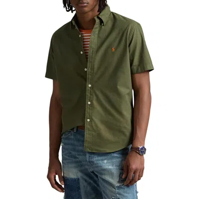 Polo Ralph Lauren Khaki Classic Fit Shirt In Armadillo