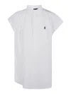 Polo Ralph Lauren Ss Lra St Short Sleeve Button Front Shirt In White