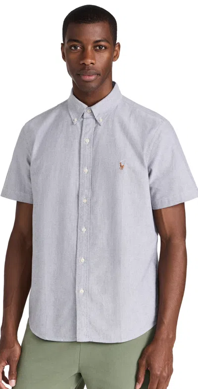 Polo Ralph Lauren Short Sleeve Classic Oxford Shirt Slate