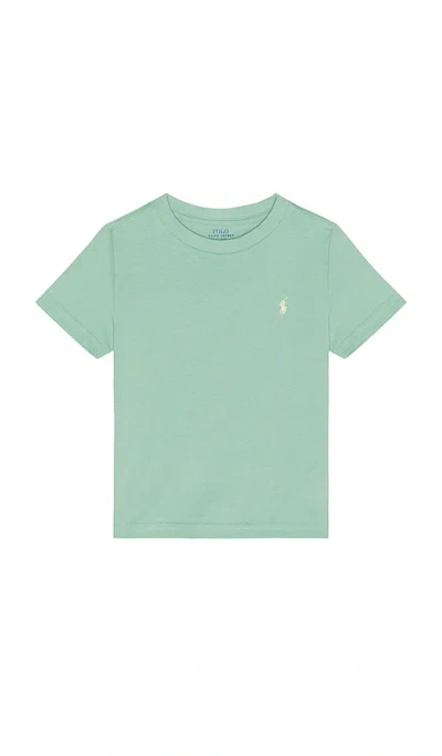 Polo Ralph Lauren Short Sleeve Cotton Jersey Crewneck T-shirt In Green