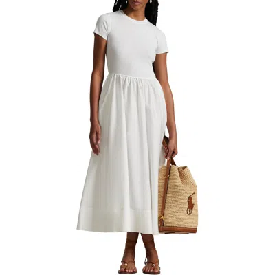 Polo Ralph Lauren Short Sleeve Cotton Midi Dress
