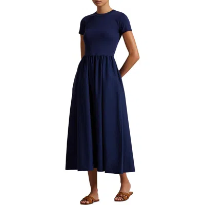 Polo Ralph Lauren Short Sleeve Cotton Midi Dress