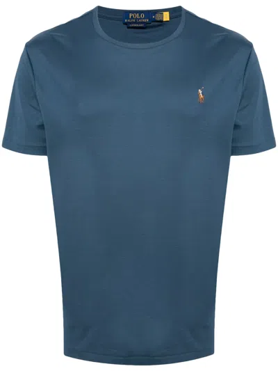 Polo Ralph Lauren Short-sleeve Cotton T-shirt In Blue