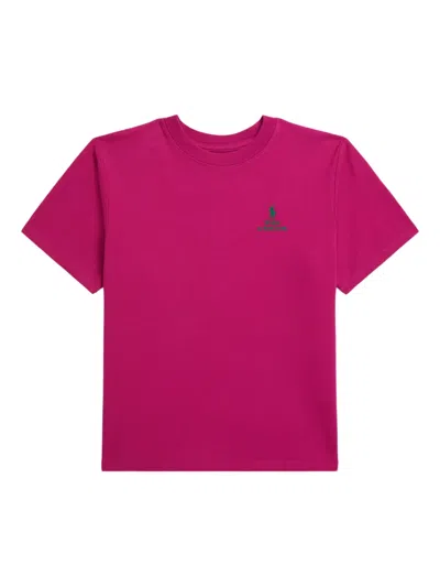 Polo Ralph Lauren Kids' Short-sleeve Crew-neck T-shirt In Pink