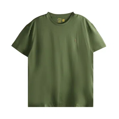 Pre-owned Polo Ralph Lauren Short-sleeve Crewneck T-shirt 'supply Olive' | Green | Men's Size M