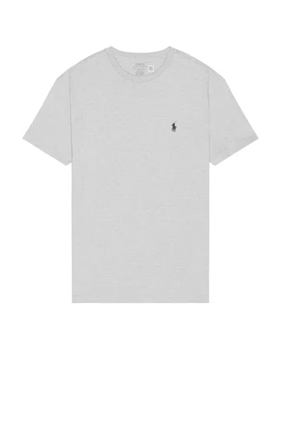 Polo Ralph Lauren Short Sleeve Crewneck T-shirt In Taylor Heather