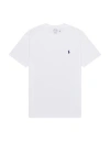 Polo Ralph Lauren Man White T-shirt With Embroidered Navy Blue Pony