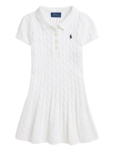 Polo Ralph Lauren Kids' Short-sleeve Dress In White