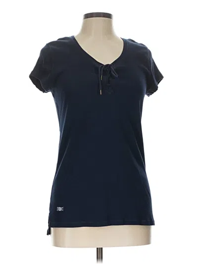 Pre-owned Polo Ralph Lauren Short Sleeve Henley Shirt In Blue