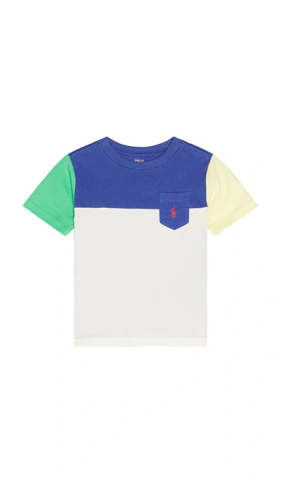 Polo Ralph Lauren Short Sleeve Jersey Knit Pocket T-shirt In Multi