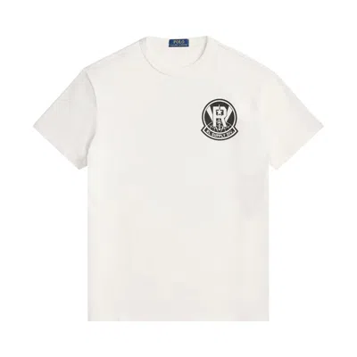 Pre-owned Polo Ralph Lauren Short-sleeve Jersey Knit Supply Graphic T-shirt 'white' | Men's Size Xl
