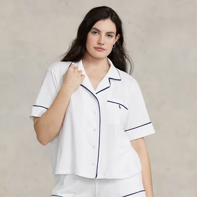 Polo Ralph Lauren Short-sleeve Jersey Pyjama Set In White