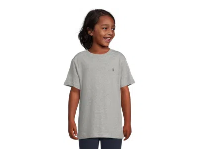 POLO RALPH LAUREN COTTON JERSEY CREW NECK T-SHIRTS (TODDLER/LITTLE KID) BOY'S CLOTHING ANDOVER HEATHER : 4T TODDLER