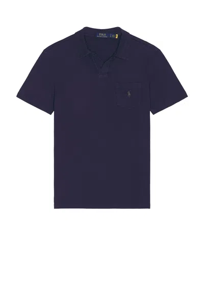 POLO RALPH LAUREN SHORT SLEEVE JOHNNY COLLAR POLO