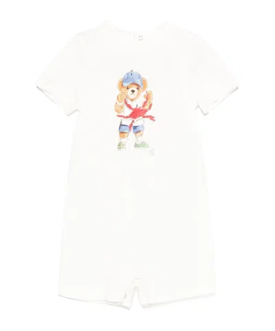 Polo Ralph Lauren Short Sleeve Jumpsuit In White