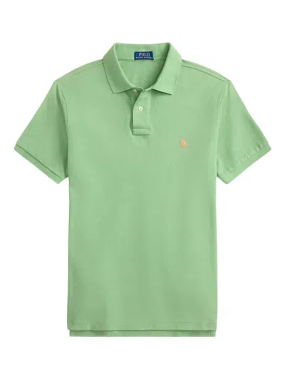 Polo Ralph Lauren Short Sleeve Knit Polo Shirt In Green