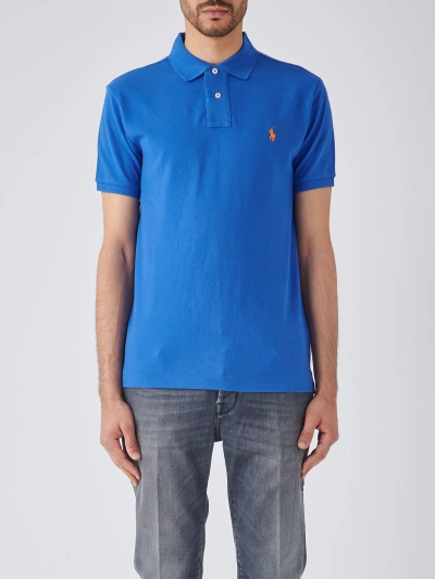 Polo Ralph Lauren Short Sleeve Knite Polo In Iris