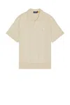 Polo Ralph Lauren Short Sleeve Loopback Terry Polo Sweatshirt In Stonewear Grey