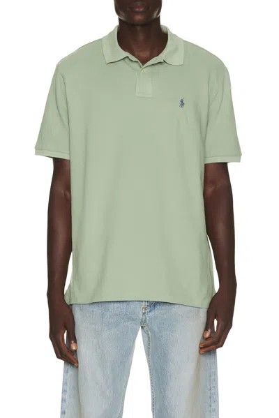 Polo Ralph Lauren Short Sleeve Mesh Polo In Green