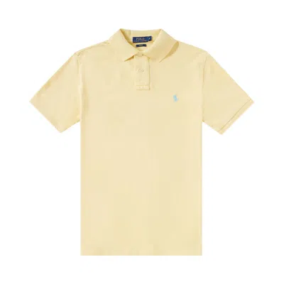 Pre-owned Polo Ralph Lauren Short-sleeve Mesh Polo 'resort Gold' | Tan | Men's Size L