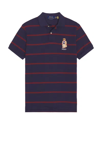 Polo Ralph Lauren Short Sleeve Novelty Bear Polo In Multi