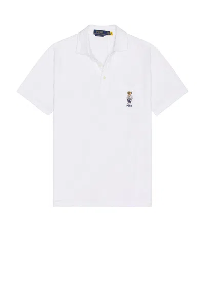 Polo Ralph Lauren Short Sleeve Novelty Bear Polo In Sp25 White Heritage Icons Bear