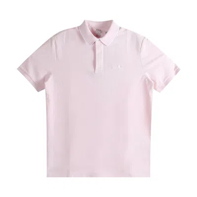 Pre-owned Polo Ralph Lauren Short-sleeve Oxford Polo W/ Knit Collar 'garden Pink/white' | Men's Size L