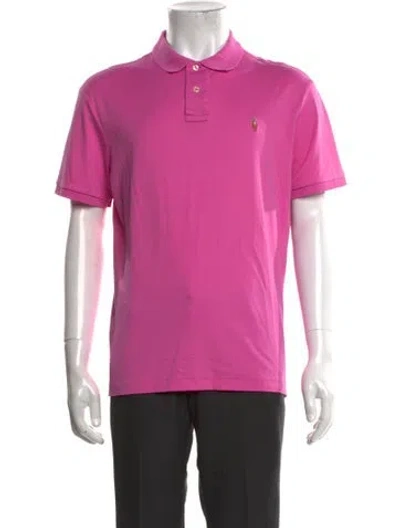 Pre-owned Polo Ralph Lauren Short Sleeve In Pink