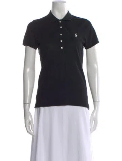 Pre-owned Polo Ralph Lauren Short Sleeve Polo In Black