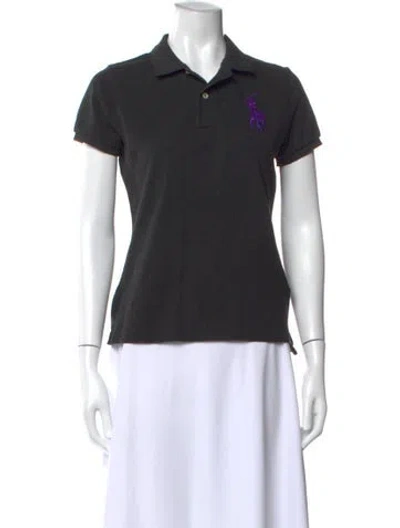 Pre-owned Polo Ralph Lauren Short Sleeve Polo In Black