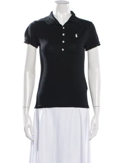 Pre-owned Polo Ralph Lauren Short Sleeve Polo In Black