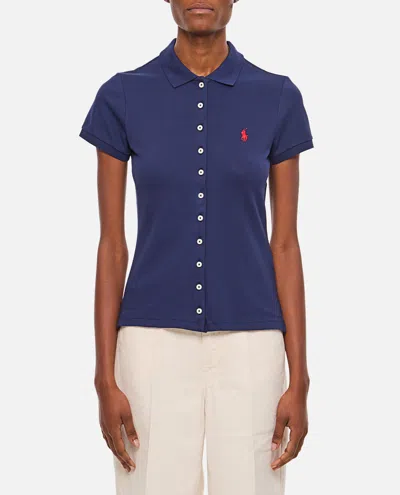 Polo Ralph Lauren Short Sleeve Polo In Blue