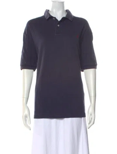 Pre-owned Polo Ralph Lauren Short Sleeve Polo In Blue