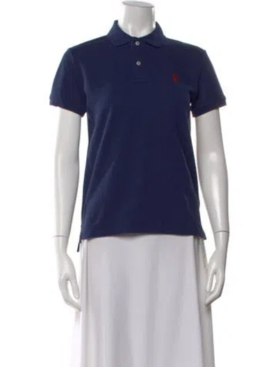 Pre-owned Polo Ralph Lauren Short Sleeve Polo In Blue