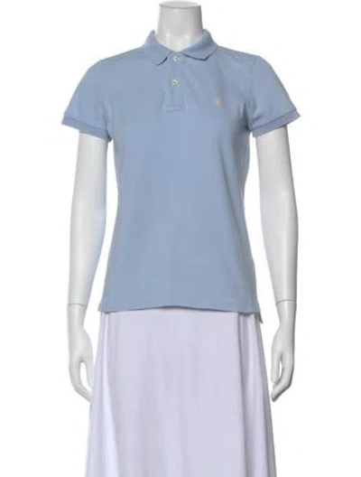 Pre-owned Polo Ralph Lauren Short Sleeve Polo In Blue