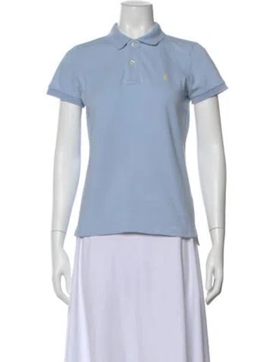 Pre-owned Polo Ralph Lauren Short Sleeve Polo In Blue