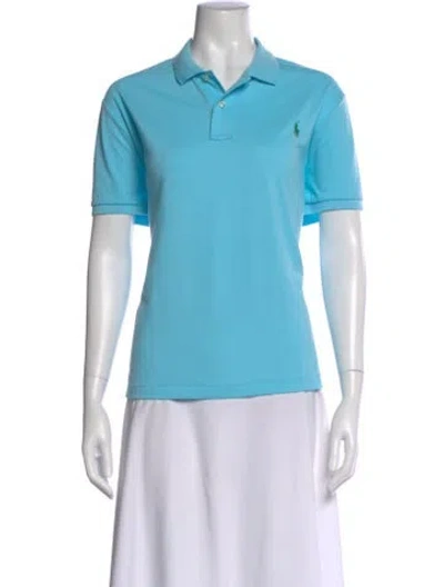 Pre-owned Polo Ralph Lauren Short Sleeve Polo In Blue
