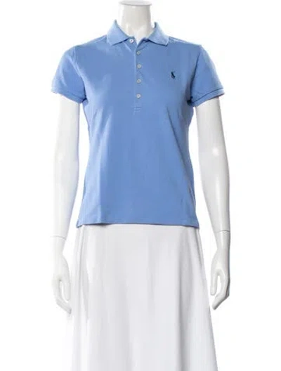 Pre-owned Polo Ralph Lauren Short Sleeve Polo In Blue