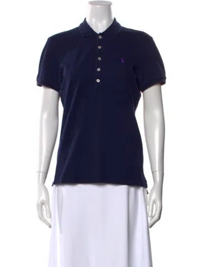 Pre-owned Polo Ralph Lauren Short Sleeve Polo In Blue