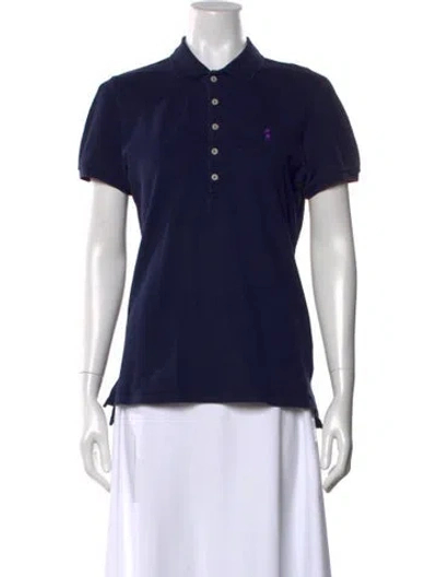 Pre-owned Polo Ralph Lauren Short Sleeve Polo In Blue