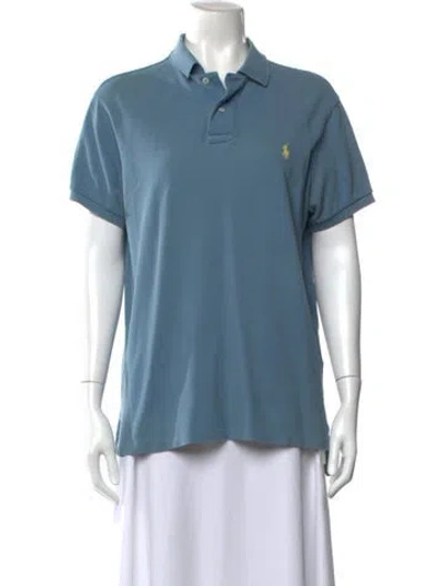 Pre-owned Polo Ralph Lauren Short Sleeve Polo In Blue