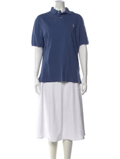 Pre-owned Polo Ralph Lauren Short Sleeve Polo In Blue