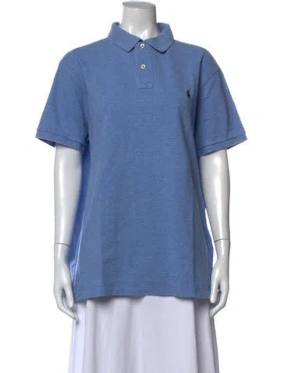 Pre-owned Polo Ralph Lauren Short Sleeve Polo In Blue