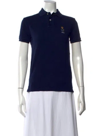 Pre-owned Polo Ralph Lauren Short Sleeve Polo In Blue