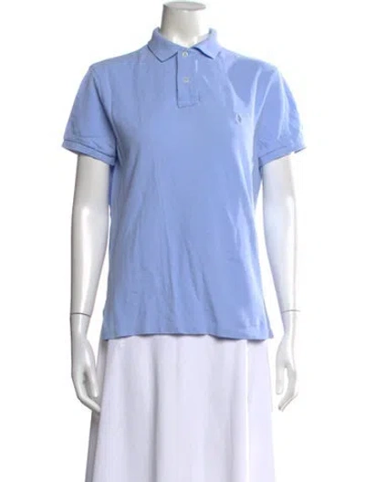 Pre-owned Polo Ralph Lauren Short Sleeve Polo In Blue