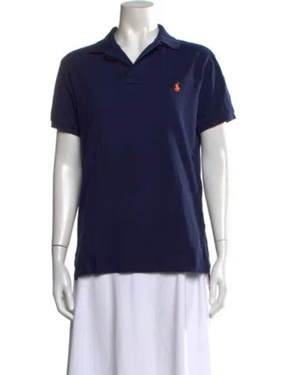 Pre-owned Polo Ralph Lauren Short Sleeve Polo In Blue
