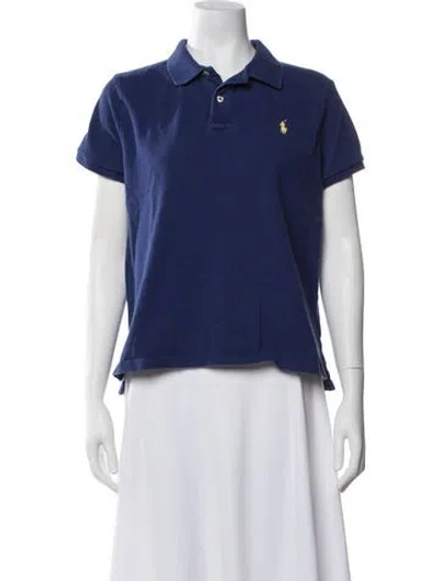 Pre-owned Polo Ralph Lauren Short Sleeve Polo In Blue