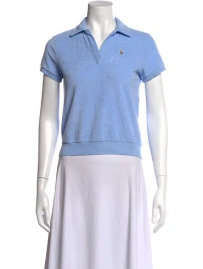 Pre-owned Polo Ralph Lauren Short Sleeve Polo In Blue