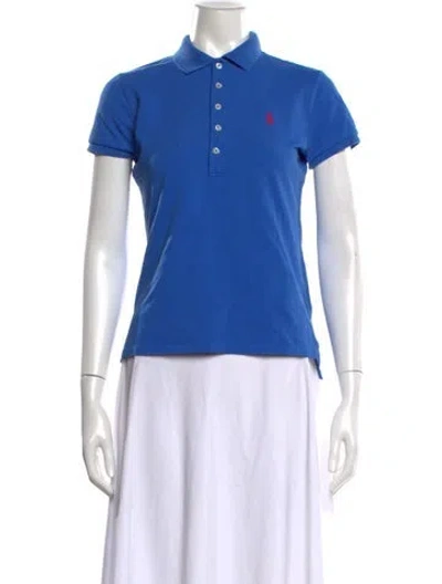 Pre-owned Polo Ralph Lauren Short Sleeve Polo In Blue